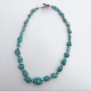 Turquoise Real Silver Necklace